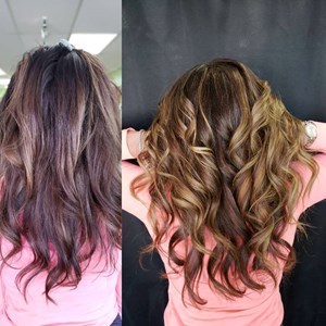 Balayage Before And After