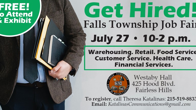 Falls Township to Host Free Job Fair on July 27