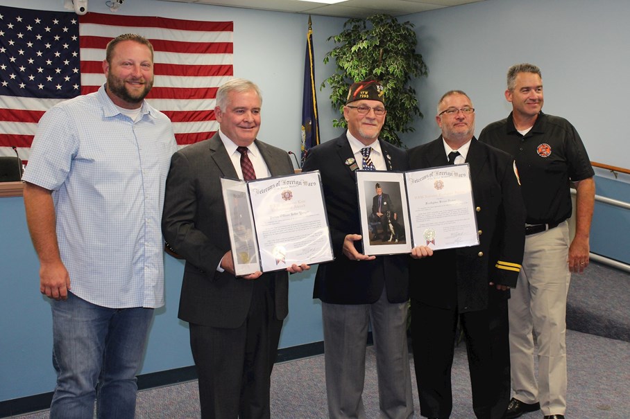 VFW Presents Retired Cop, Firefighter with National Awards | Falls Township