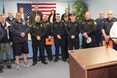 Falls Purchases Battery-Operated Flares for Fire Police