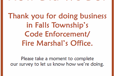 Code Enforcement/Fire Marshal's Office Survey