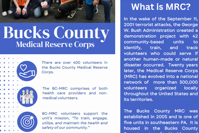 Bucks County Medical Reserves Corps.