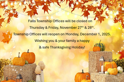 Township Offices Closed in observance of the Thanksgiving Holiday