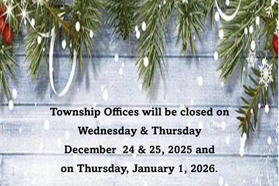 Township Offices Closed