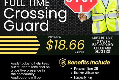 Full Time Crossing Guard Positions